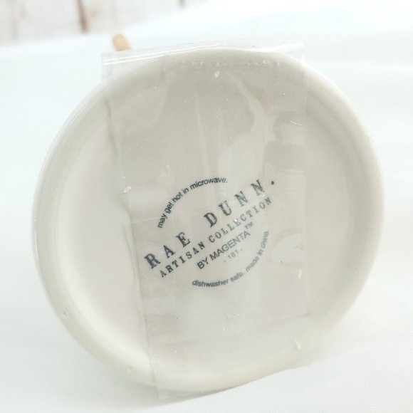 Rae Dunn By Magenta Artisan Collection White Ceramic Farmhouse Honey Pot - Picture 6 of 10